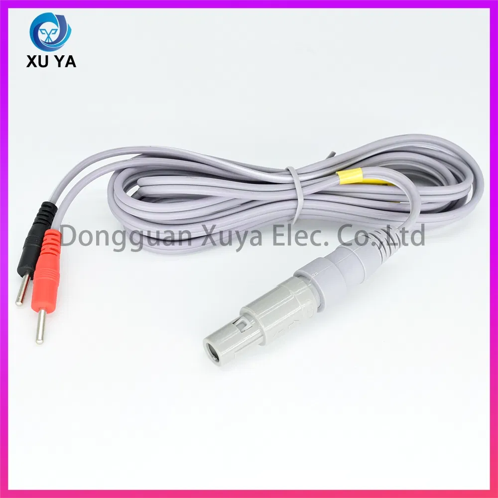 Medical Lead Wire Clip Connector Cable 2pin Medical Equipment Accessories Cable Assemblies