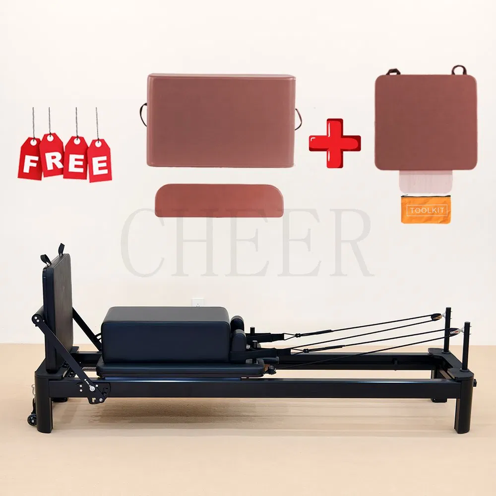 High-Quality Elastic Elite Aluminum Pilates Reformer for Home and Club Use