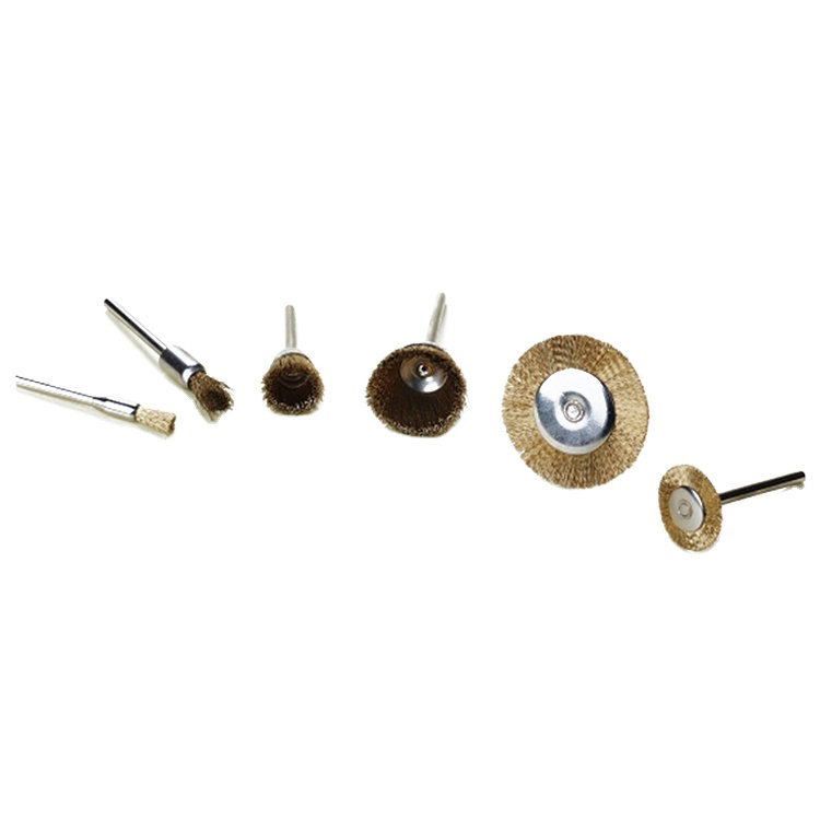 Brosse circulaire métallique mini ronde pour usage intensif pour le polissage des métaux