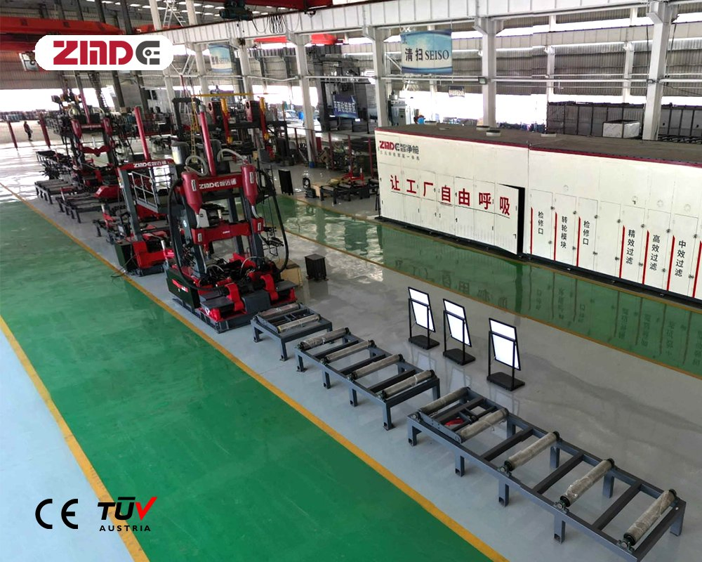 Automatic H Beam Steel Welding Production Line