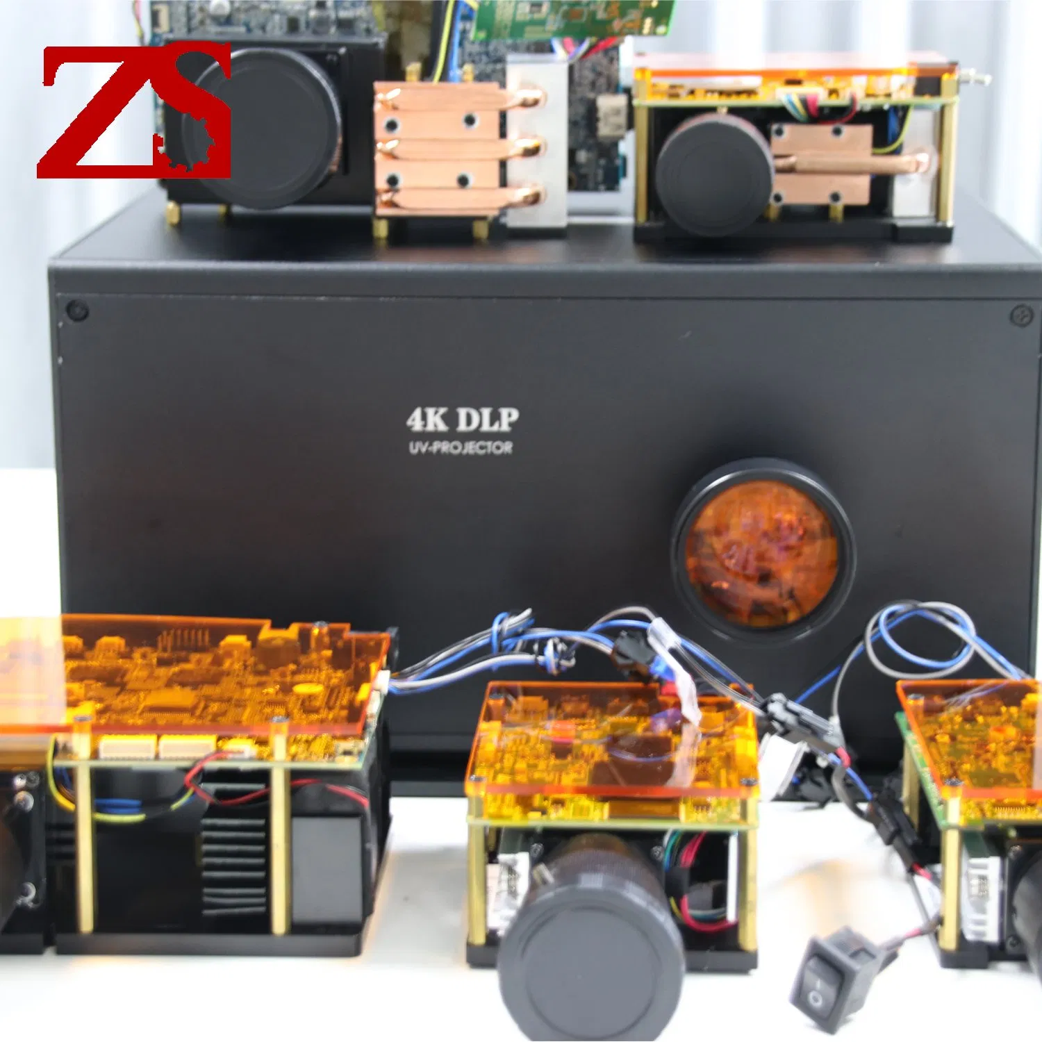 Zs-405c Full HD UV DLP LED Projector for 3D Printer with Long Focus Lens