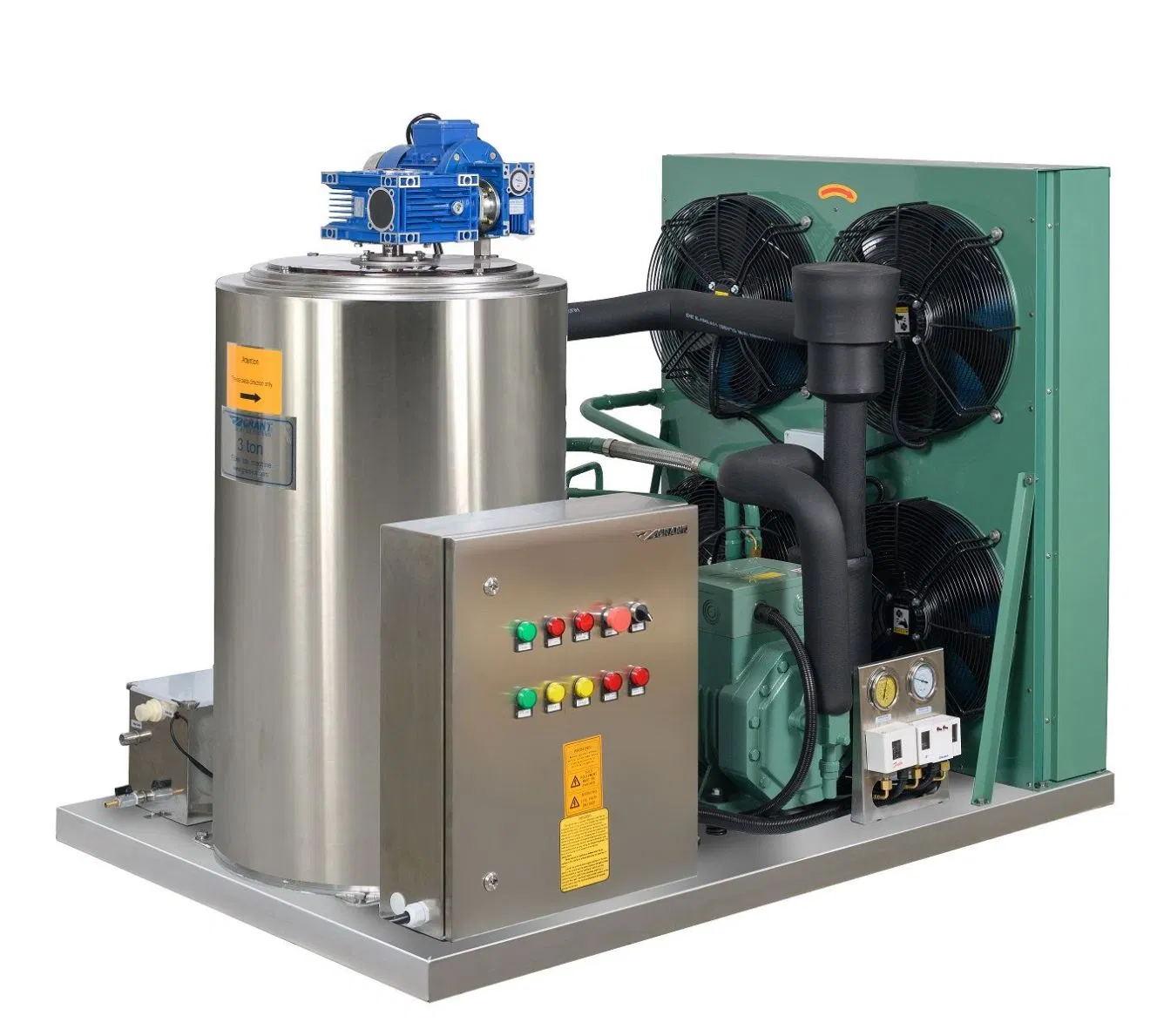 Grant Stainless Steel Complete Unit 5-20ton Air-Cooled Flake Ice Machine Commercial