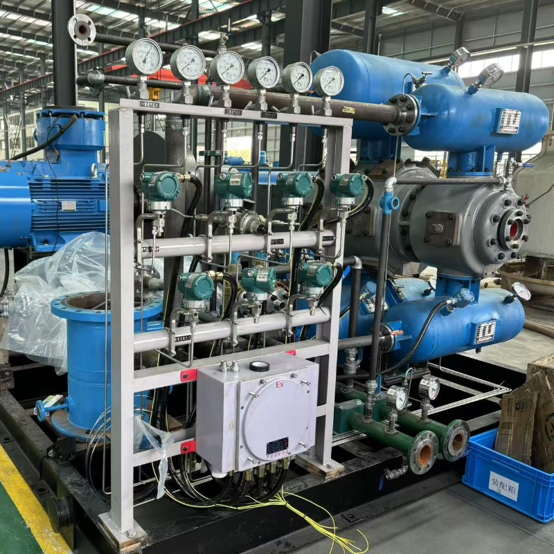 Balanced Opposed Reciprocating Piston Gas Booster for CO2
