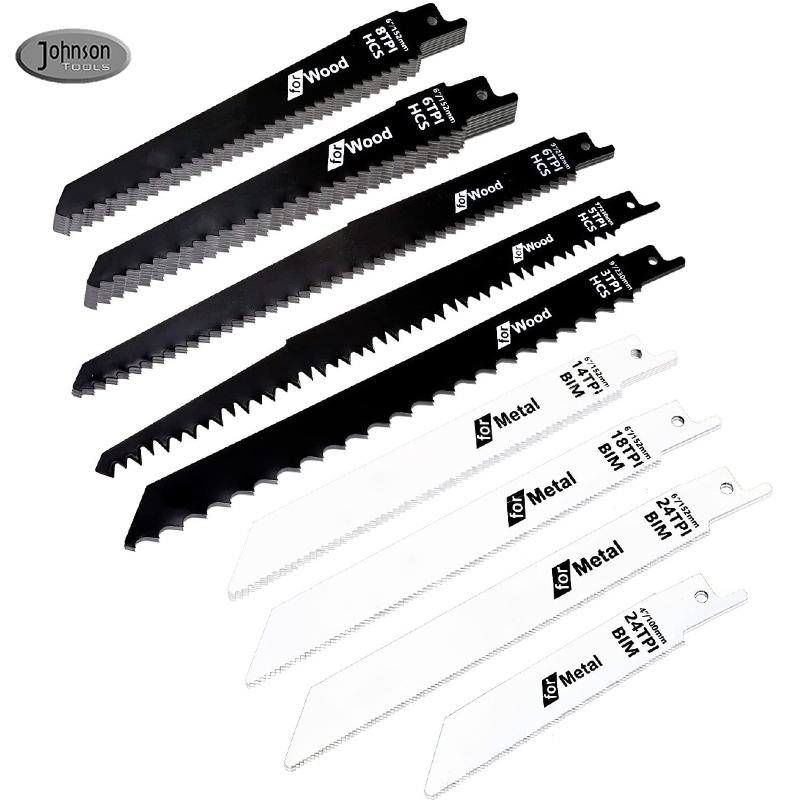 32 Piece Reciprocating Saw Blade Set for Metal and Wood Cutting