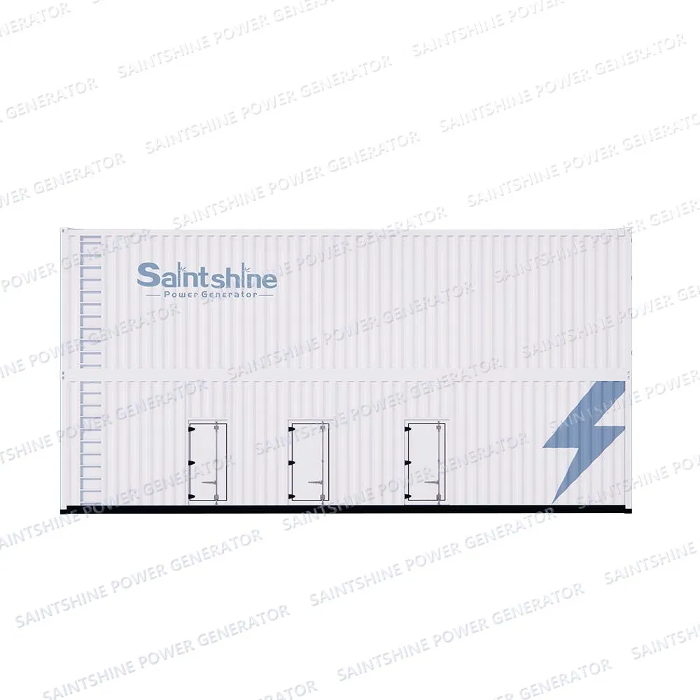 Saintshine 750kVA-1650kVA Cat/Cummins Grupo Electrógeno Diésel Ultrasilencioso Contenerizado de Doble Capa