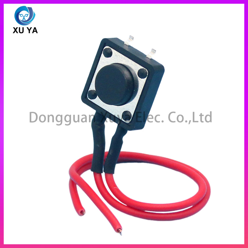 Tactile Switch Wire Harness Solder Weld UL Wire Heat Shrinkable Tube Pure Copper Wire Custom Wires Guangdong