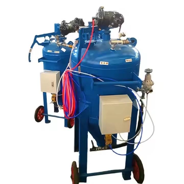 CE Certified High Pressure Water Sand Blasting Machine, Wet Dustless Mobile Graffiti Cleaning Sandblaster