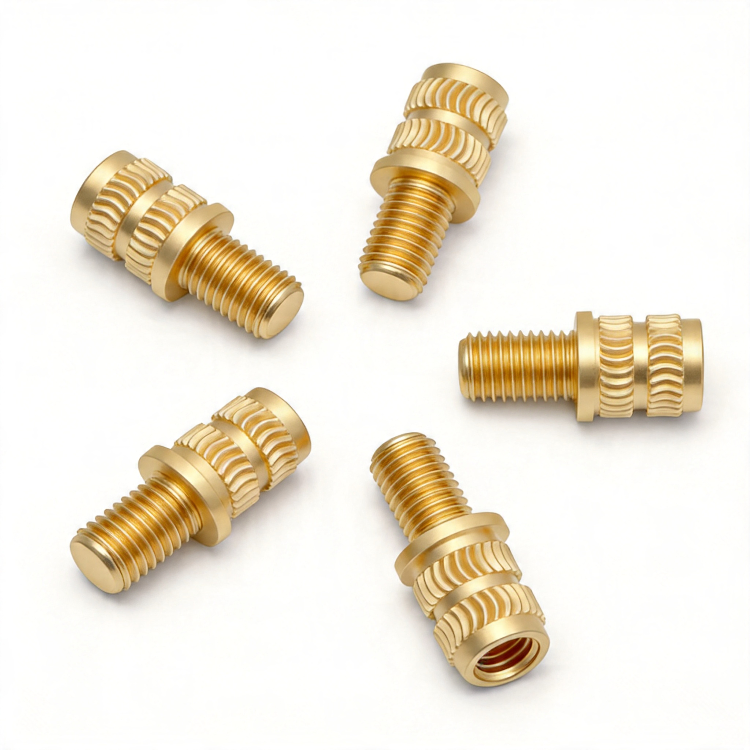 Brass Knurled Threaded Inserts for Plastic