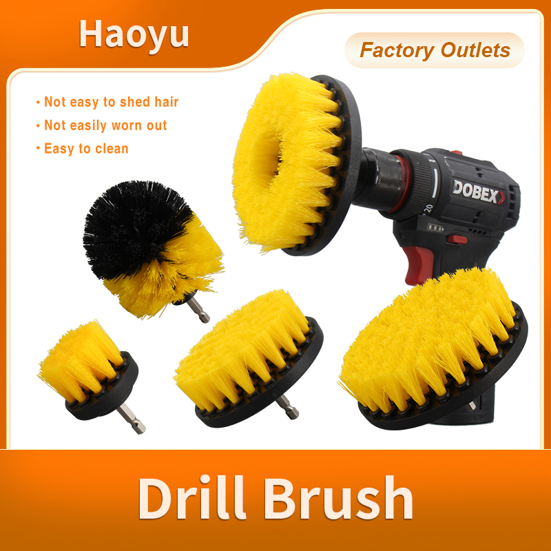 Drill Brush Set for Cleaning Bathrooms, Kitchens, Cars