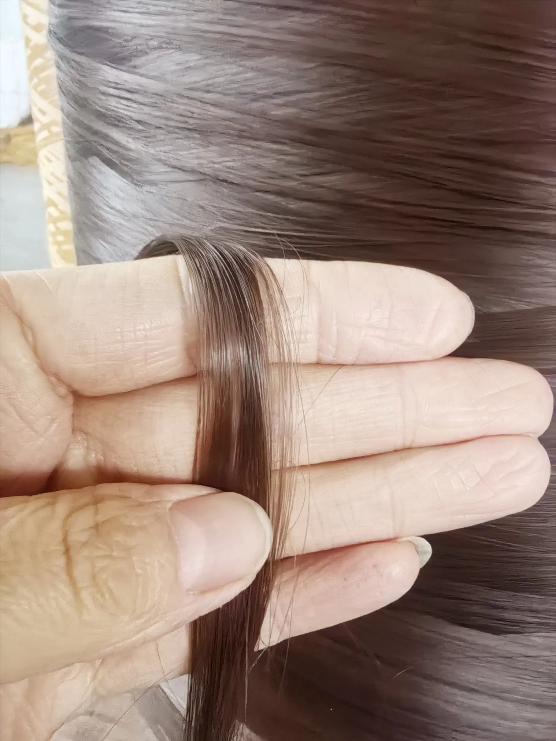 High Temperature Synthetic Hair Fiber for Making Deep Wave, Long Straight, Curly Wavy, Kinky Hair Weft Wigs, Hair Extensions, Hair Bulk Pieces