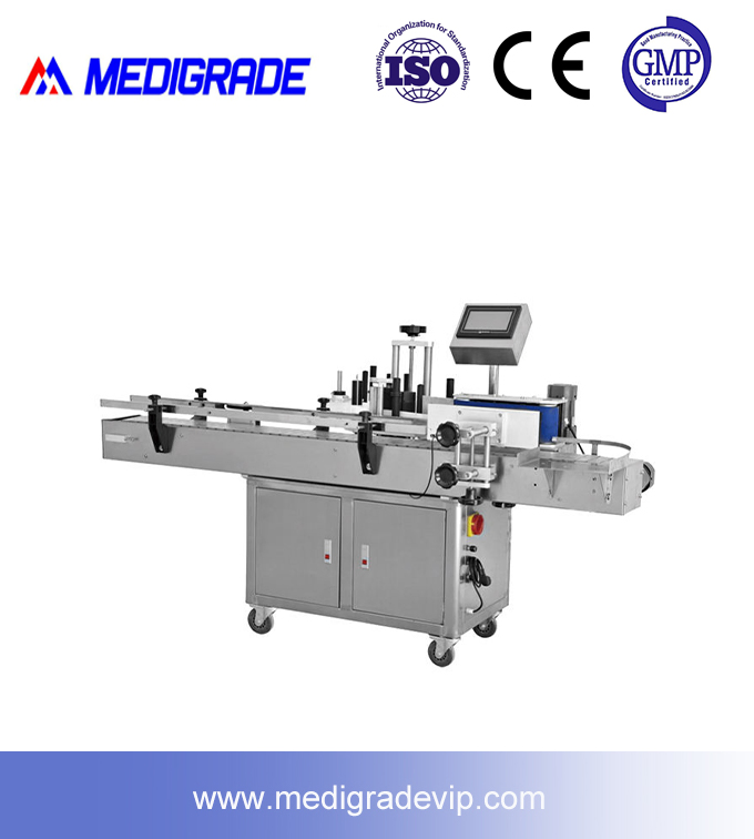 Automatic Jam and Sauce Bottle, Wine Bottle, Medicine Bottle Vertical Labeling Machine