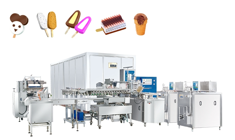 Sda-600 Frozen Tunnel Ice Cream Extrusion Line From Wuxi Danxiao/Runyu /Automatic Ice Cream Production Line