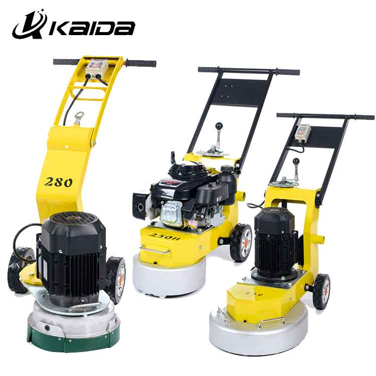 Vente directe d'usine Machine à polir et à meuler le béton à moteur électrique 220V/380V Machine à polir la pierre