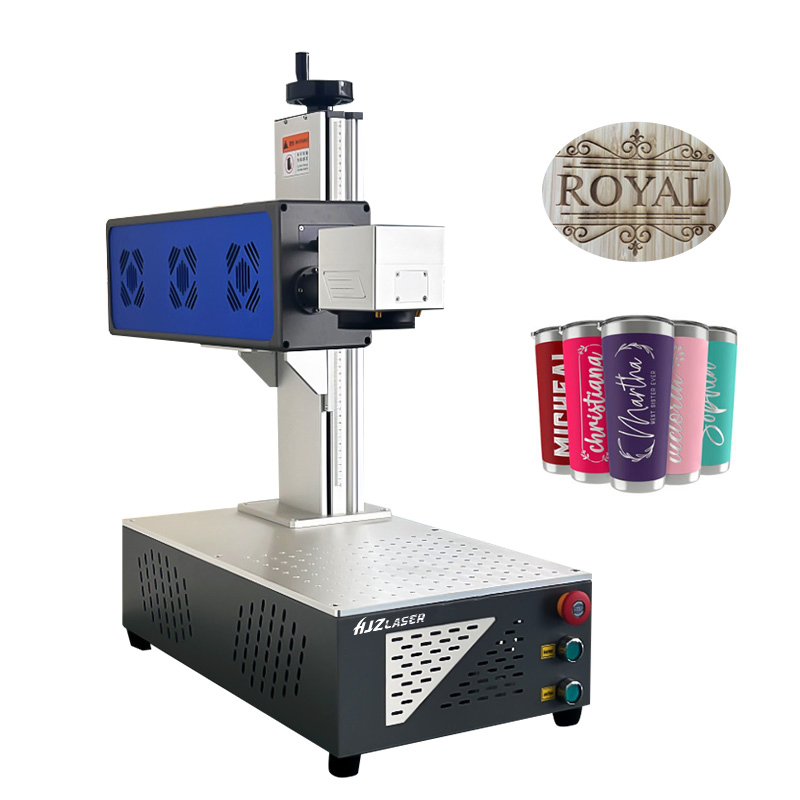 CO2 Laser Marking Machine 60W for Acrylic Wood Tumblers Yeti Thermos Mug Stanley Customized Engraving