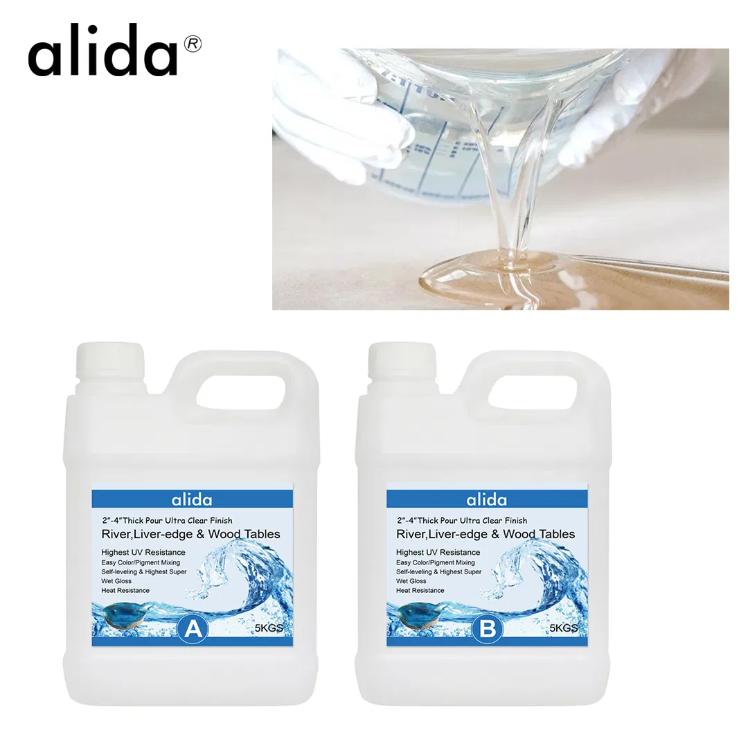Ultra-Transparent Clear Epoxy Resin for Dining Table