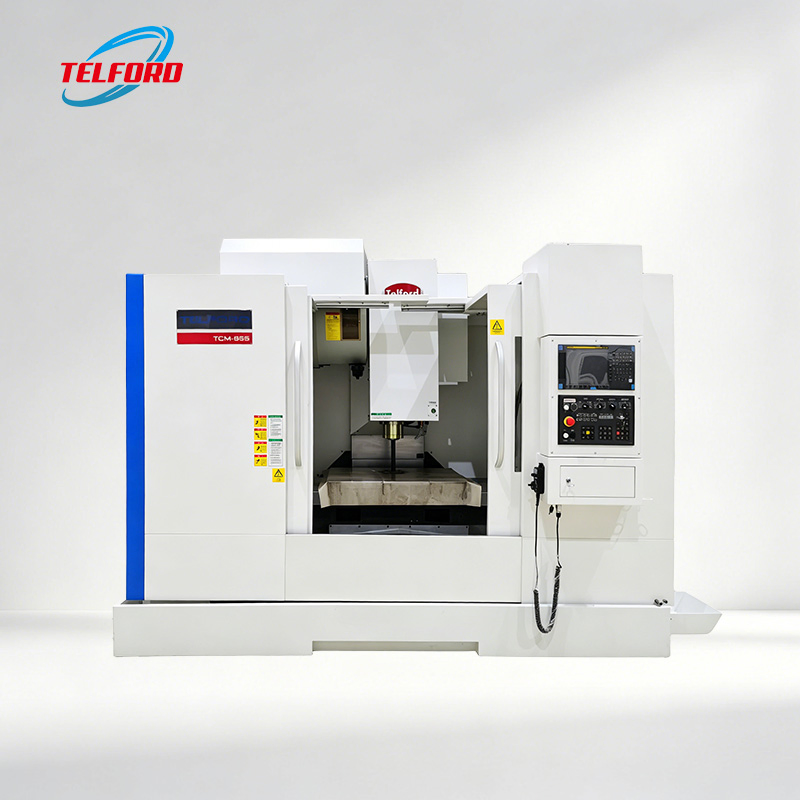 Centro de mecanizado vertical CNC Telford High Precision VMC TCM-865 para piezas de aluminio