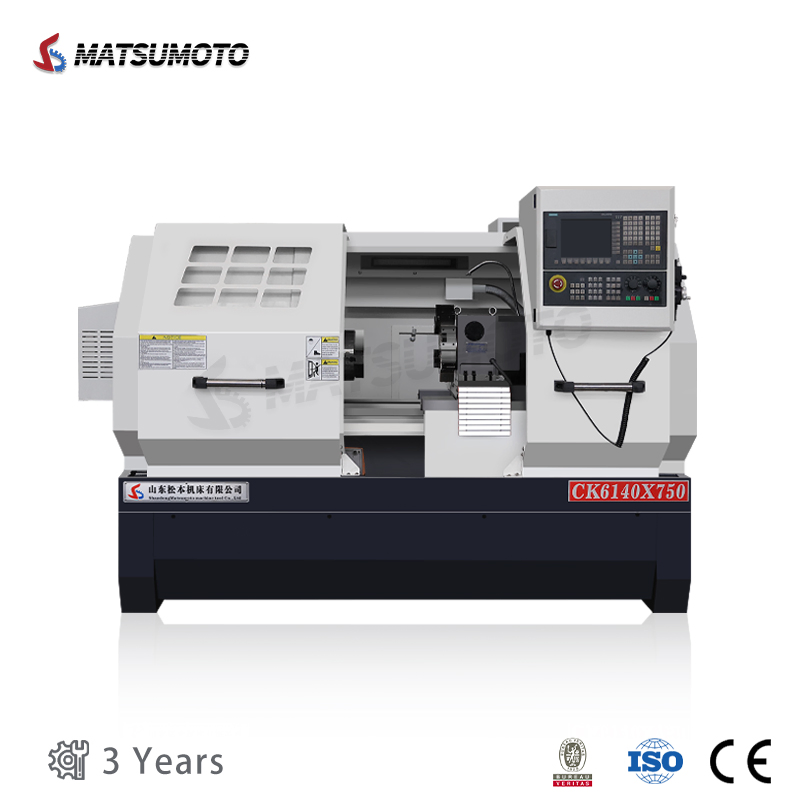 CK6140 750mm Tornio CNC Orizzontale Automatico a Banco Piatto