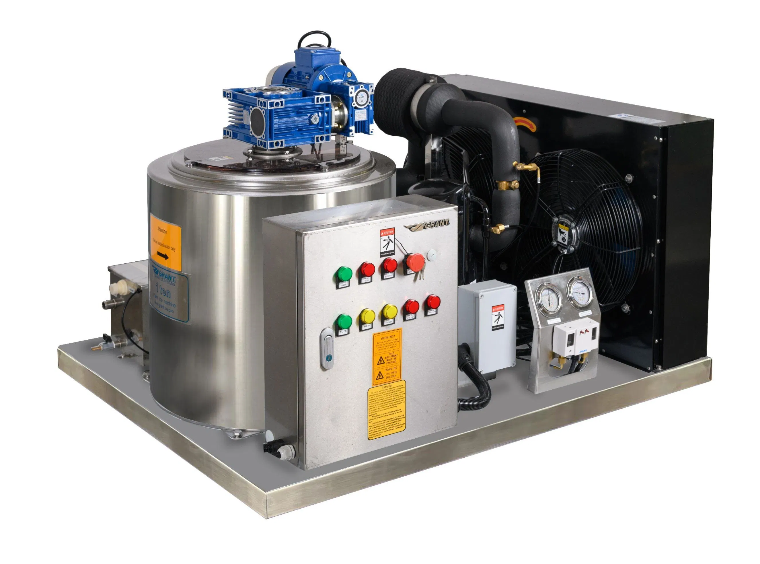 Grant Ice Machinery Edelstahl-Platteneismaschinen-System