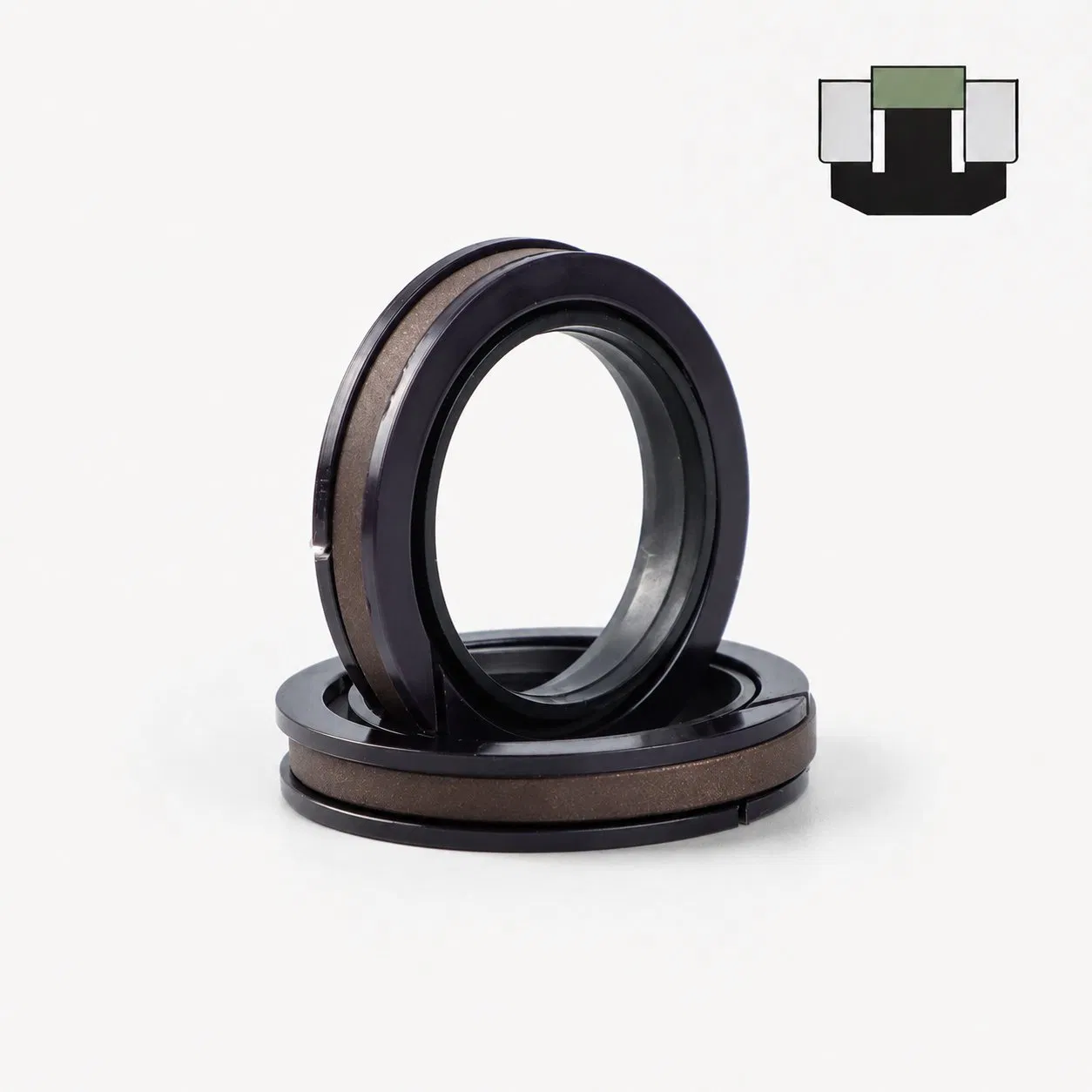 SPGW PTFE Piston Rubber Oil Seal Hydraulic Cylinder Seal