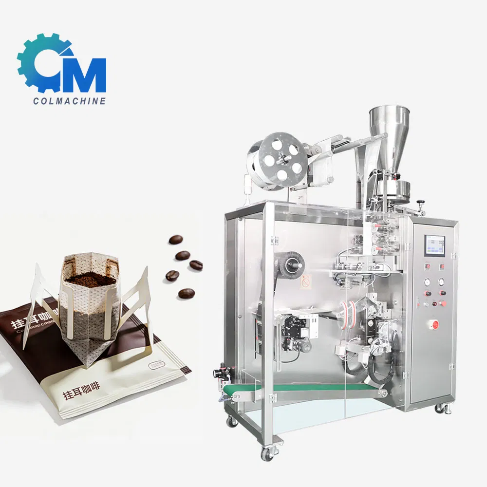Máquina automática de llenado de polvo y envasado en bolsas y sobres para café de goteo