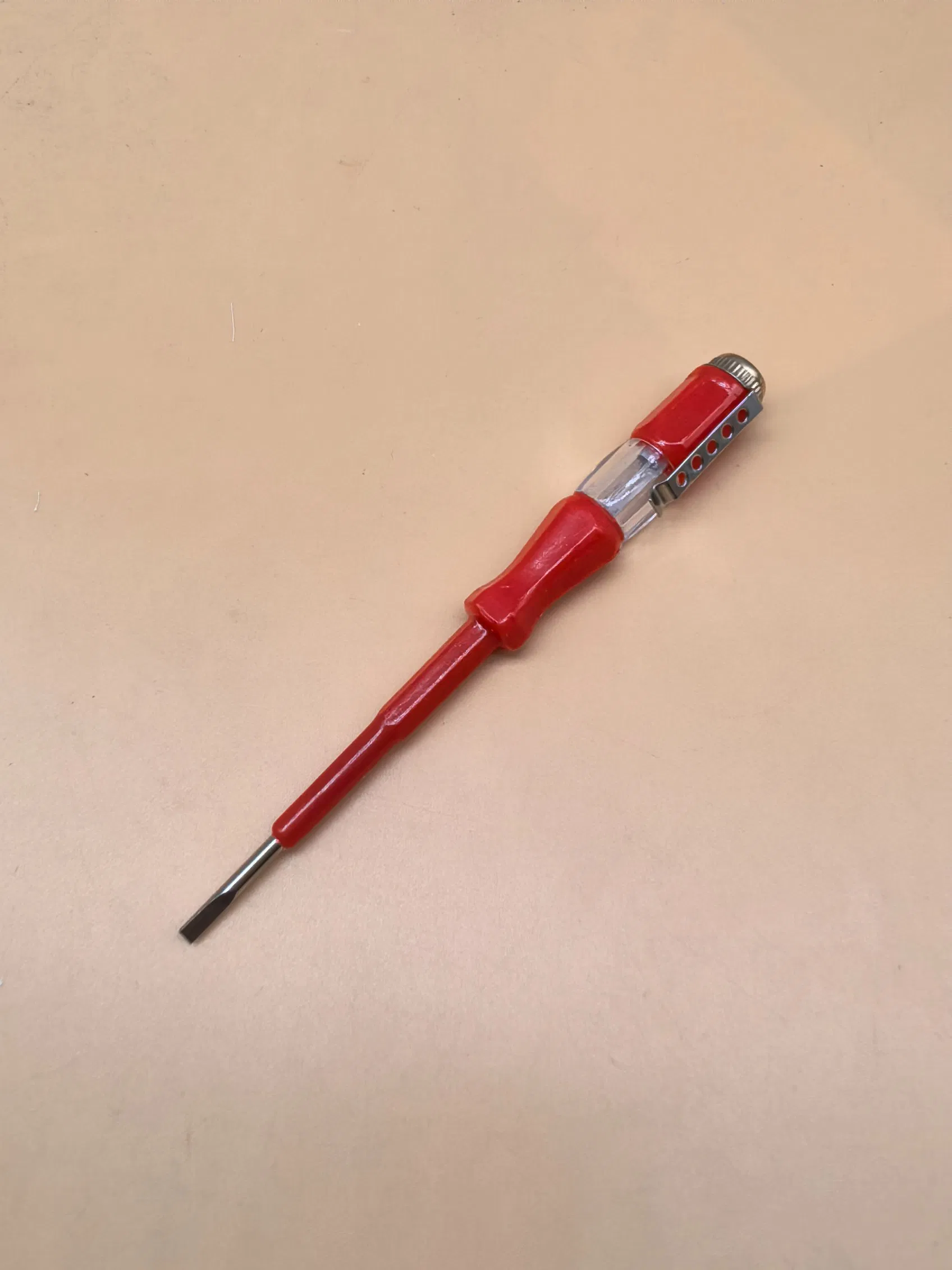 مفك اختبار كهربائي برأس مسطح AC 100-250V