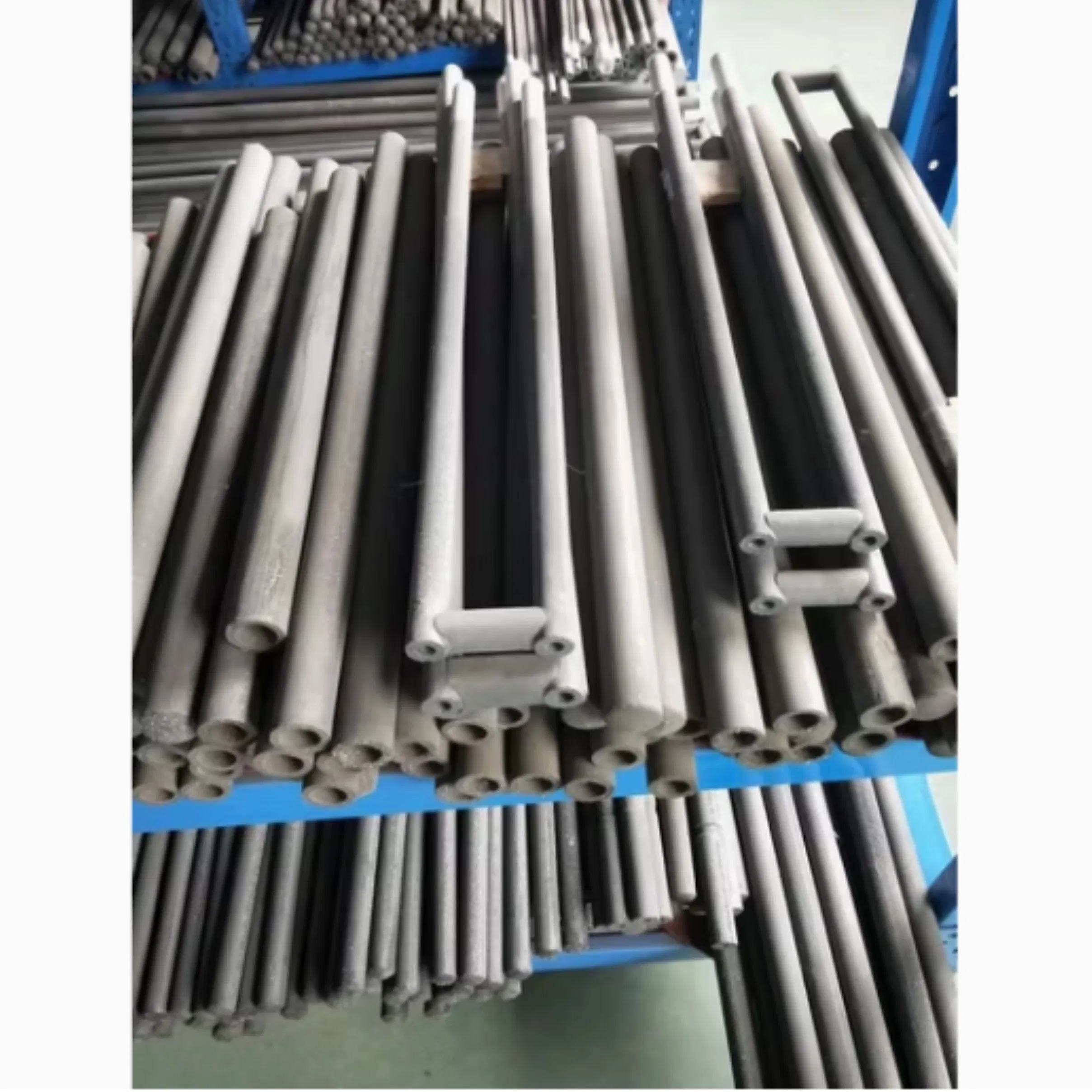 Elemento calefactor de carburo de silicio 1600C Calentador SiC para horno eléctrico