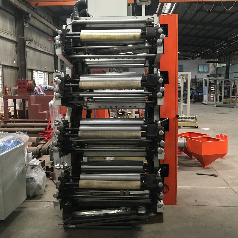 SX-600 4 Color Flexo Printing Machine Flexographic Printer