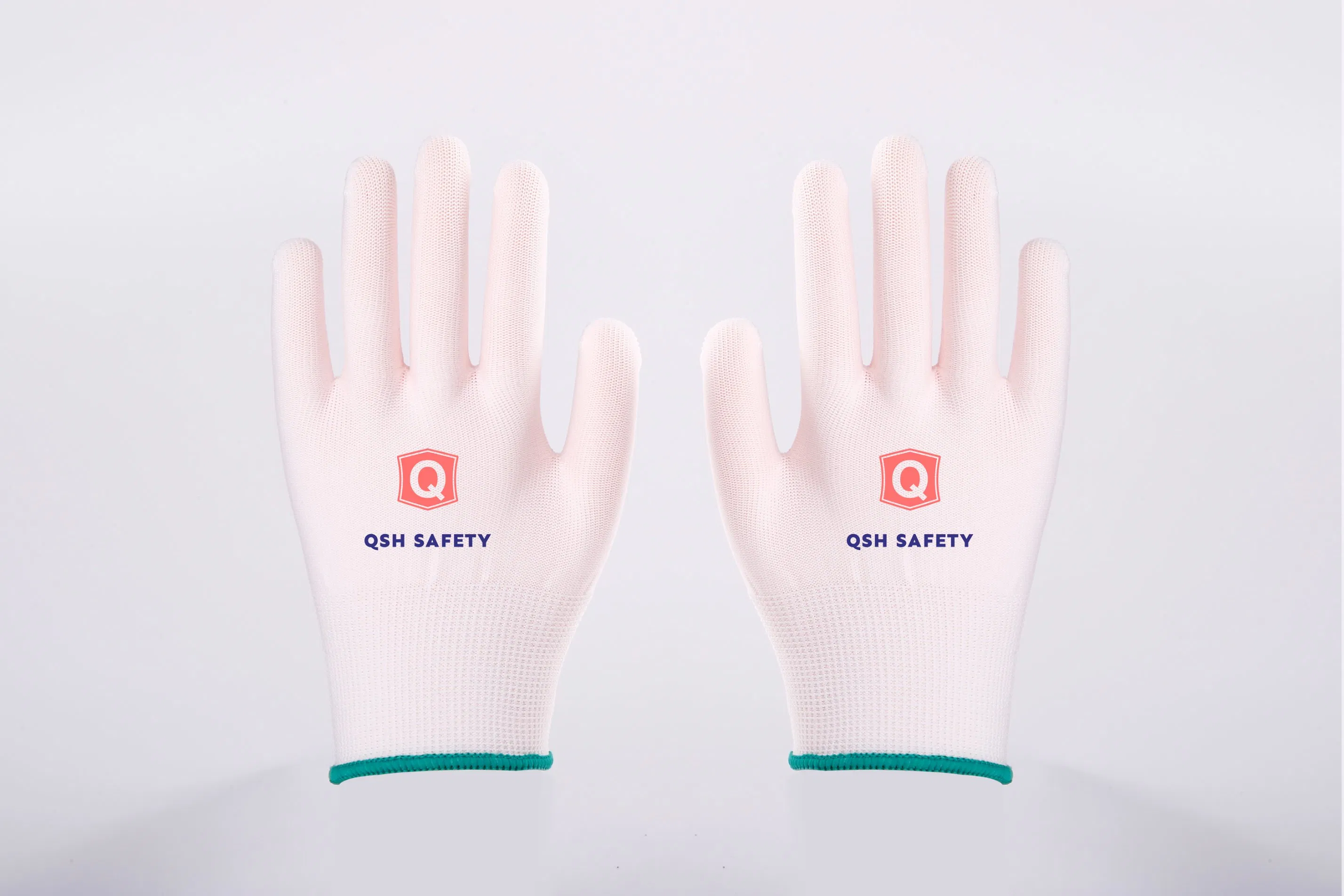 White Polyester Lining Work Glove Safety Glove