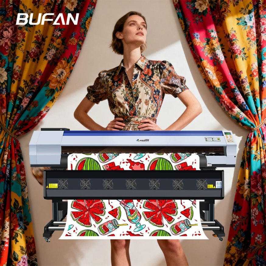 Fedar 2*I3200 Sublimation Printers Textile Sublimation Printing Machine for Polyester Fabrics