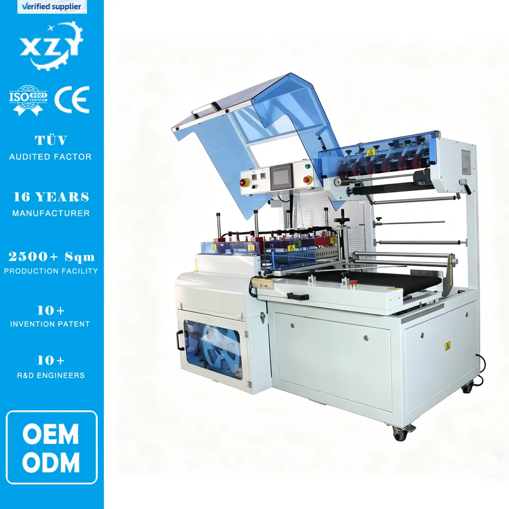 Automatic High-End Electric L-Type Film Sealing&amp;Cutting Machine for Foods, Beverage, Cosmetics, Toys