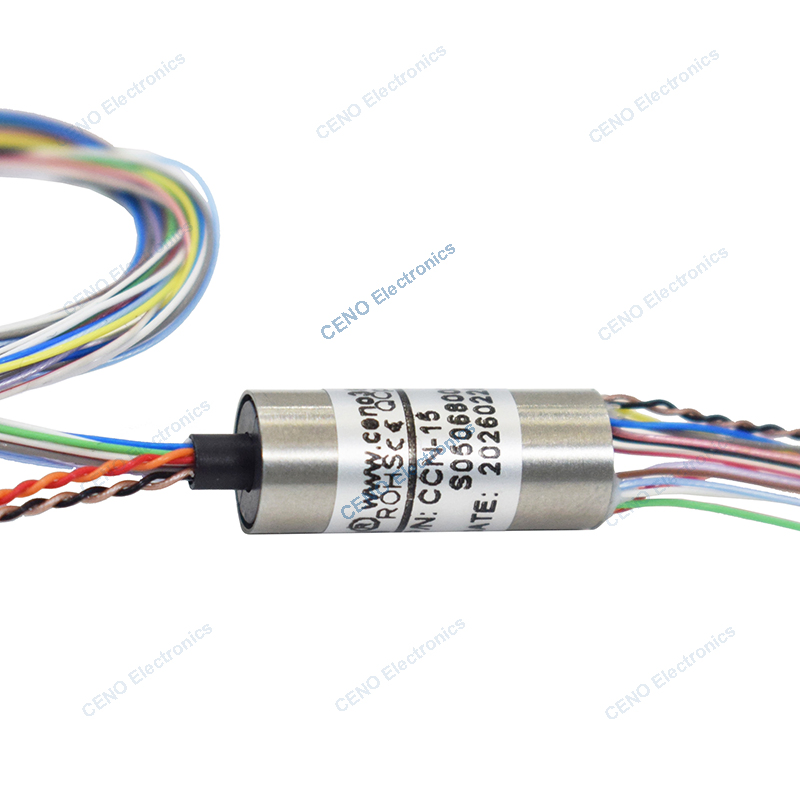 Low Temperature Capsule Slip Ring with Ethernet Signal for Drone or Robotic Arm