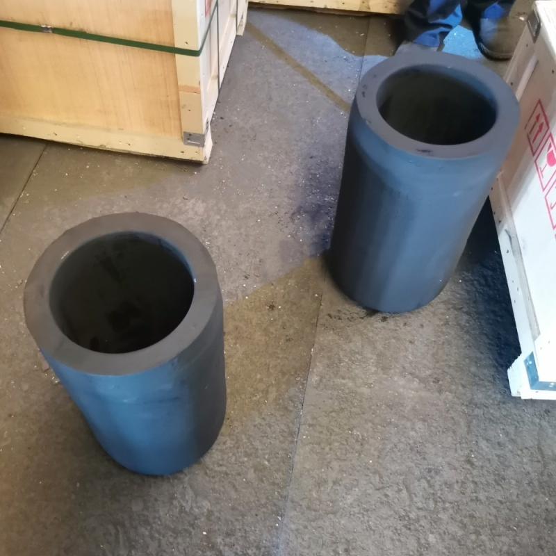 Crogiolo in grafite di carburo di silicio per forno di fusione dell'alluminio
