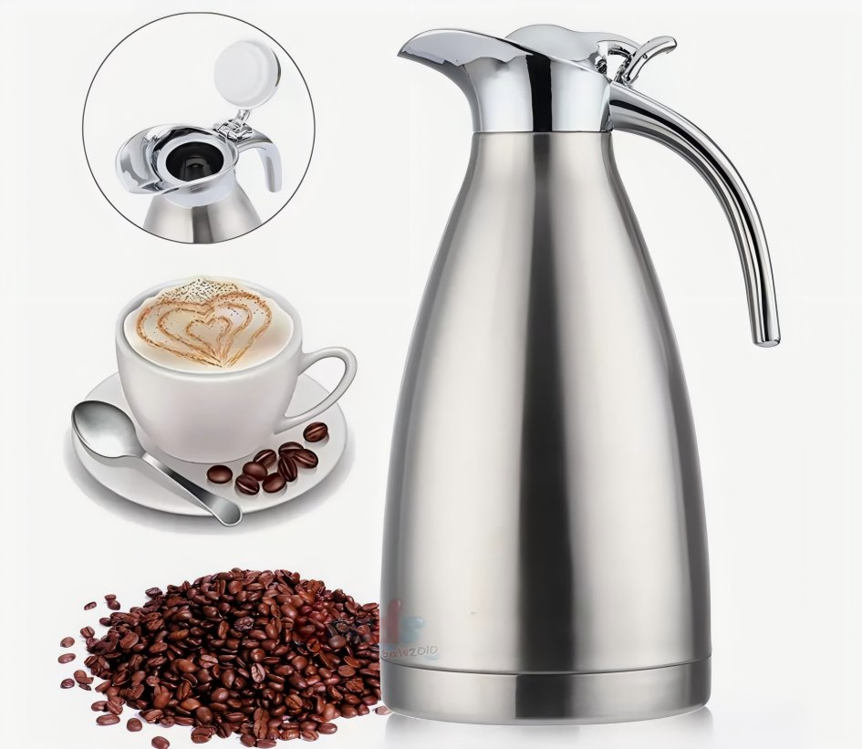 Premium Stainless Steel Double Layer Flask Kettle for Hot Beverages