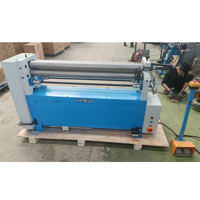 Superior Mechanical Symmetrical Plate Bending Customized Three Slip Roll Machine