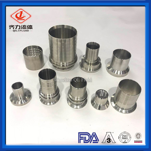 T304 and T316L Sanitary Stainless Steel 3A Bevel Seat Fittings