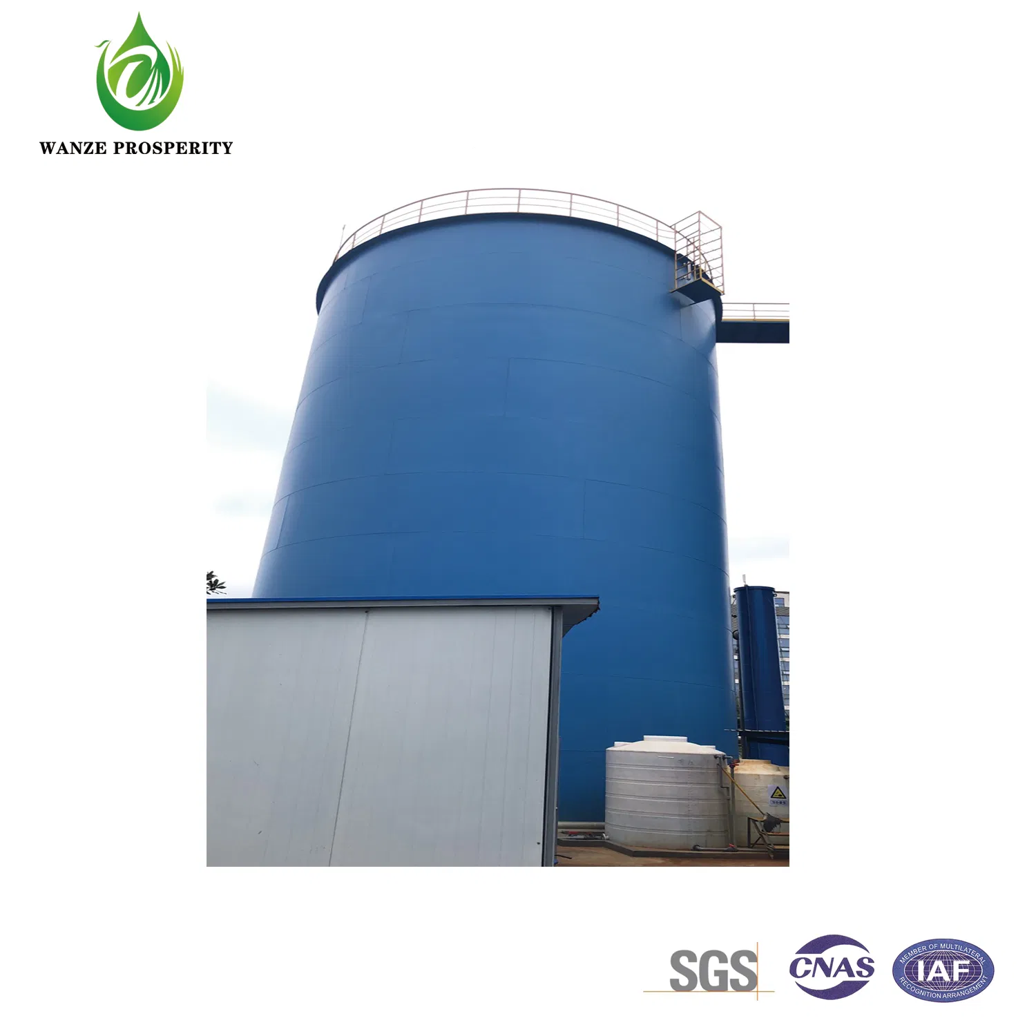 IC Anaerobic Tower High Concentration Sewage Treatment Equipment / Sludge Granulation / Methane Production