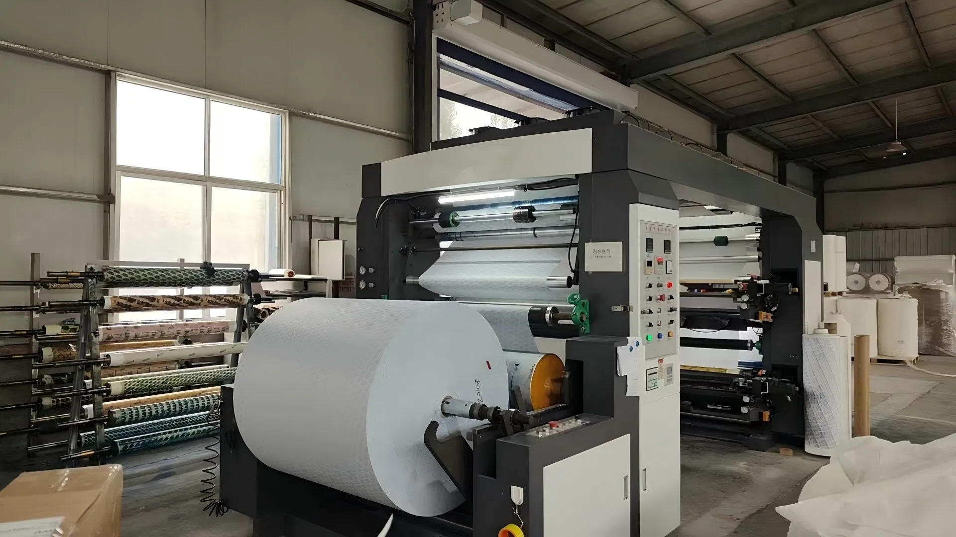 100GSM Breathable Leak-Proof Polyester Nonwoven +PTFE +Heat-Seal Film for Calcium Chloride Desiccant Packaging