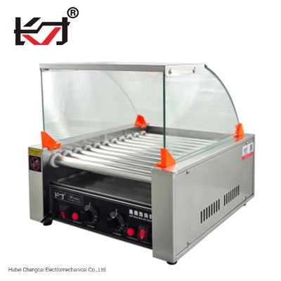 HD-11 Edelstahl Hot-Dog-Würstchen-Rollengrill Maschine Elektrischer Hot-Dog-Maker