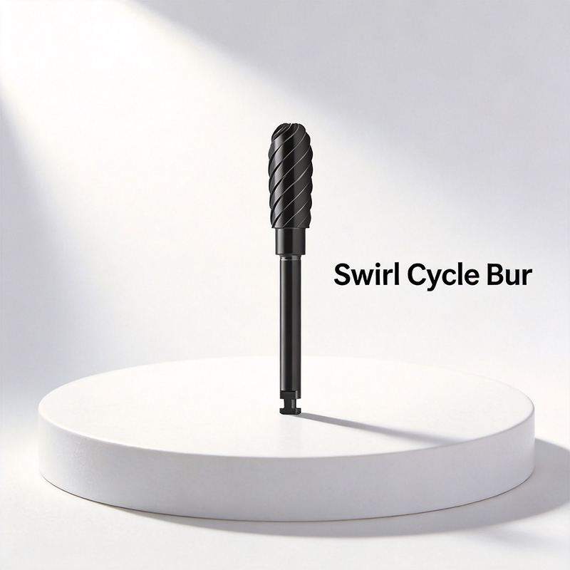 Stainless Steel Dental Swirl Cycle Bur for Bone Cutting and Shaping