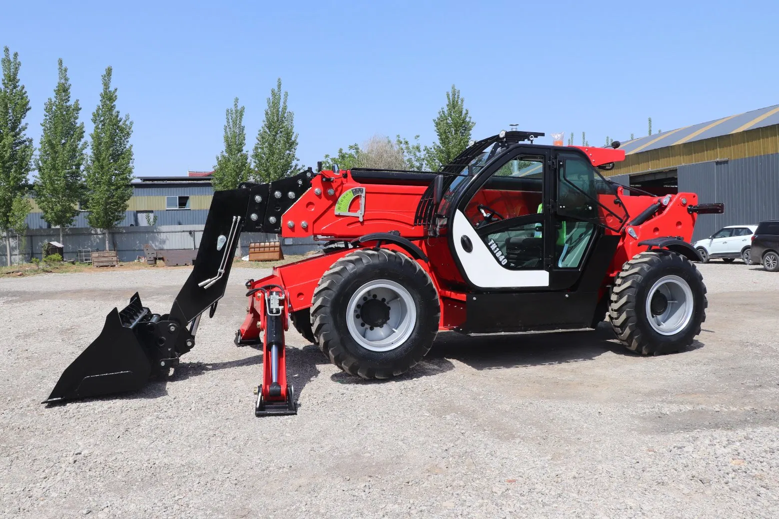 China Factory Price 4 Ton 18m Telescopic Forklift Telehandler with CE
