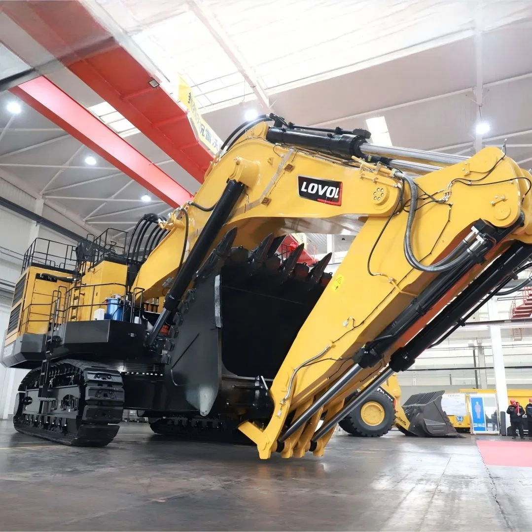 Lovol FR2000F 200t 12m³ Bucket Hydraulic Heavy Large Scale Weichai 12 Cylinders Mining Crawler Excavator