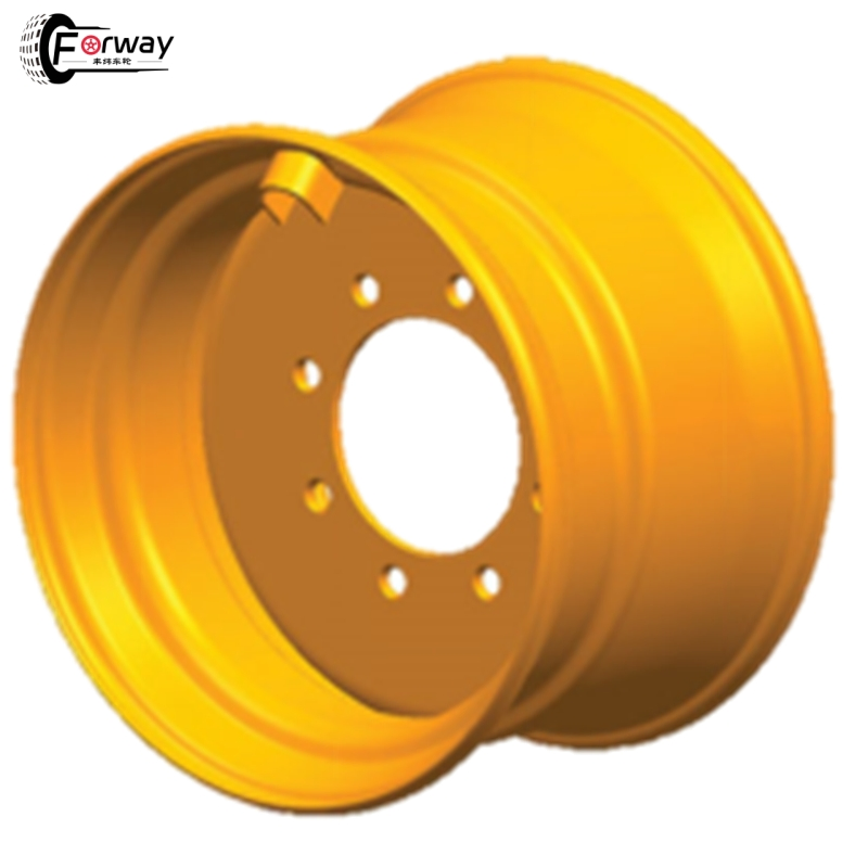 16.5X9.75 Steel Wheel and Tyre for SSL, WEX, Compact Loader
