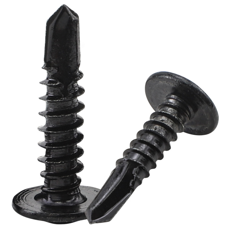 Black Wafer Truss Head Phillips Groove Self-Drilling Screw for Sheet Metal