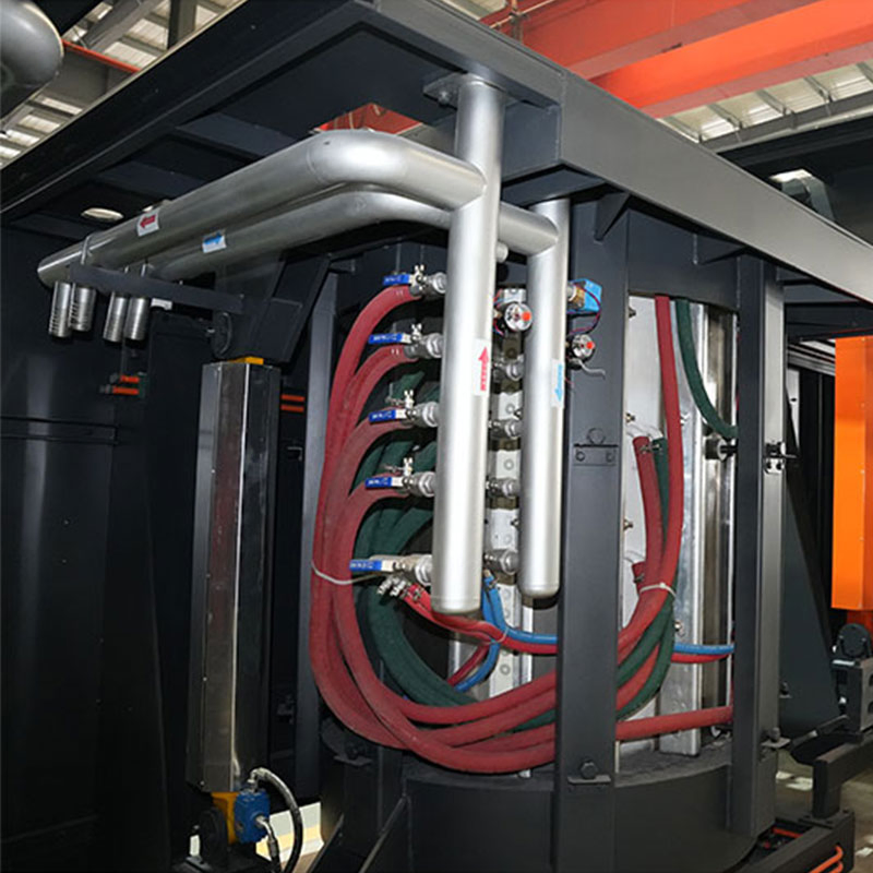 Horno de fusión de inducción de frecuencia media eléctrico de metal latón para aluminio y oro