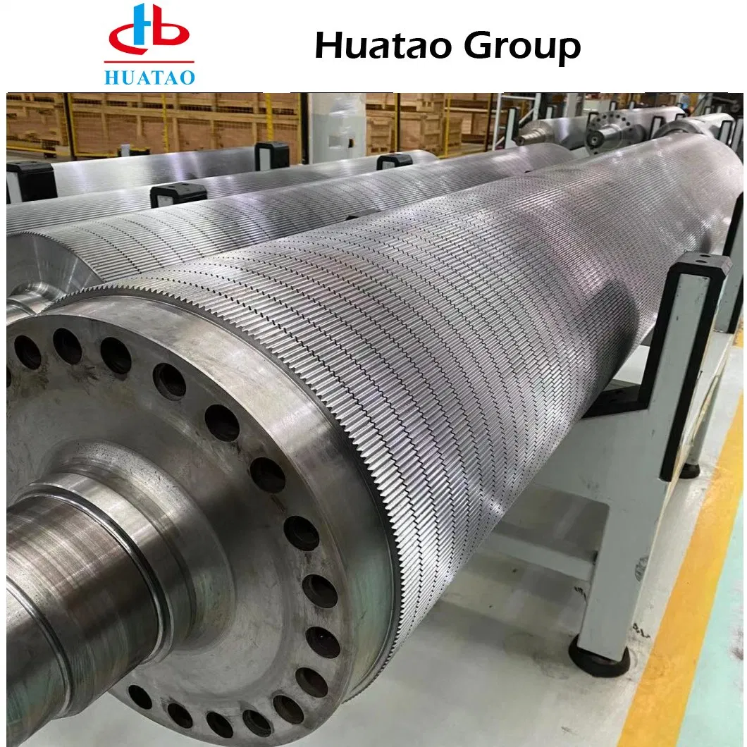 Tungsten Carbide E Flute Peripheral Heating Corrugated Fluting Roller