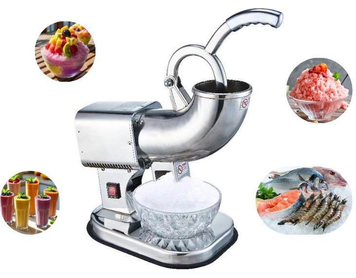 Máquina de hielo de acero inoxidable comercial para cafetería