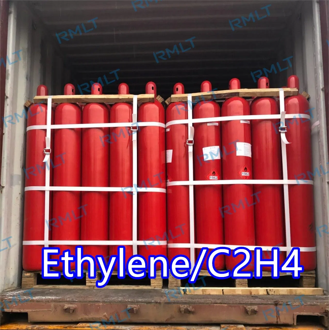 Bouteille de gaz d'éthylène liquide C2H4 de 40 L pour la réfrigération