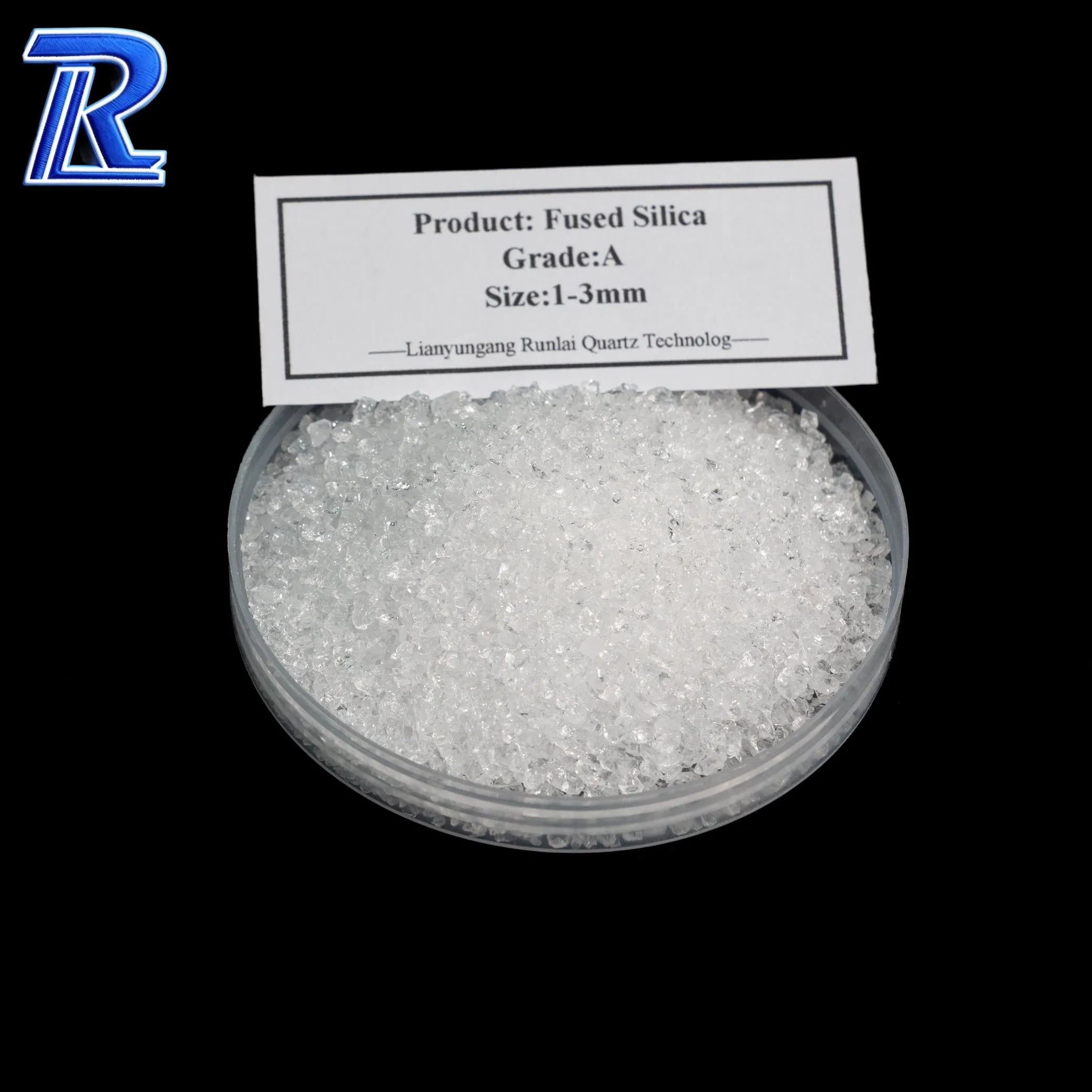 Silice fusa ad alta purezza 1-3 mm Grado A 99,95% per la produzione di pannelli solari