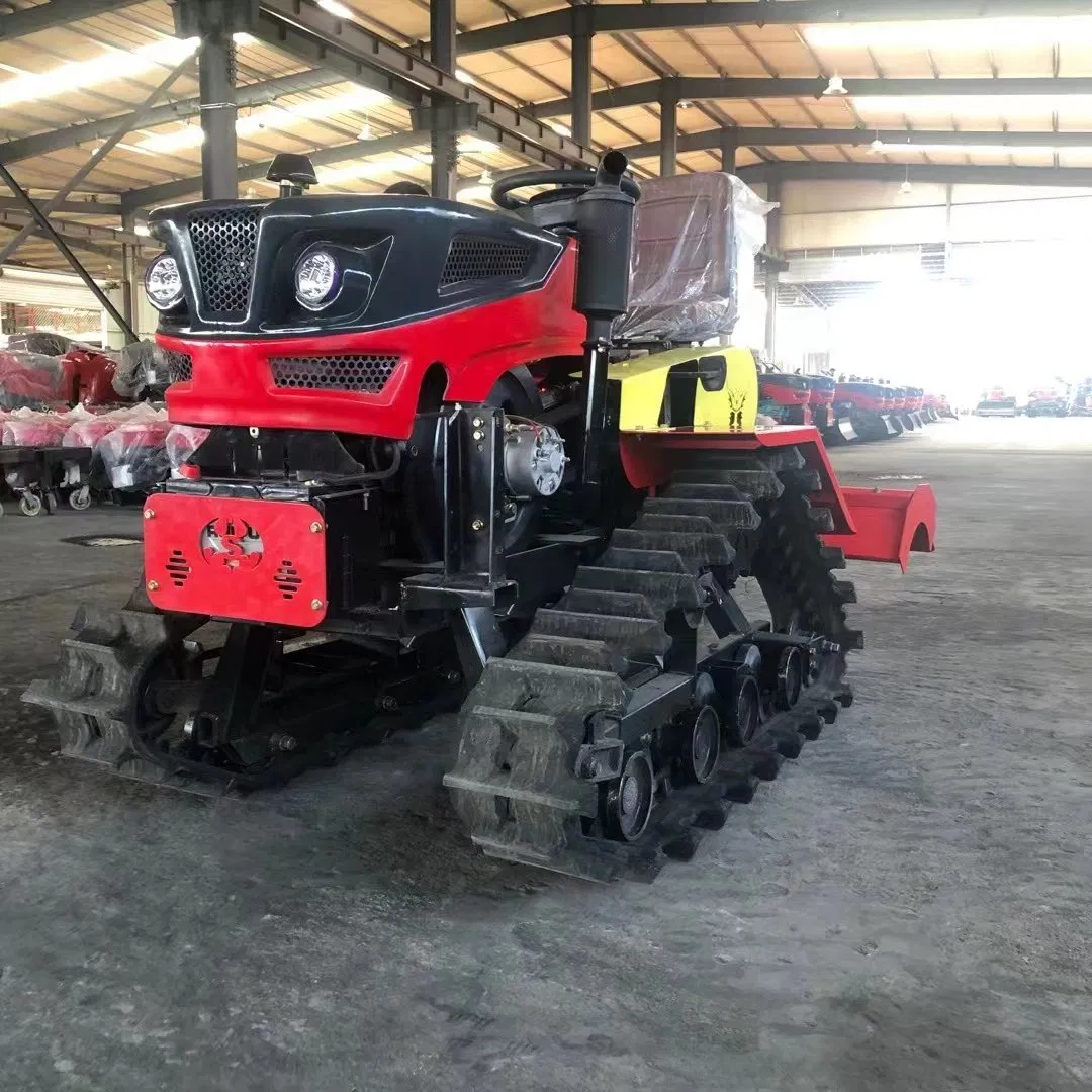 25HP/35HP Crawler Tractor for Paddy Field and Dry Land with Rotary Cultivator