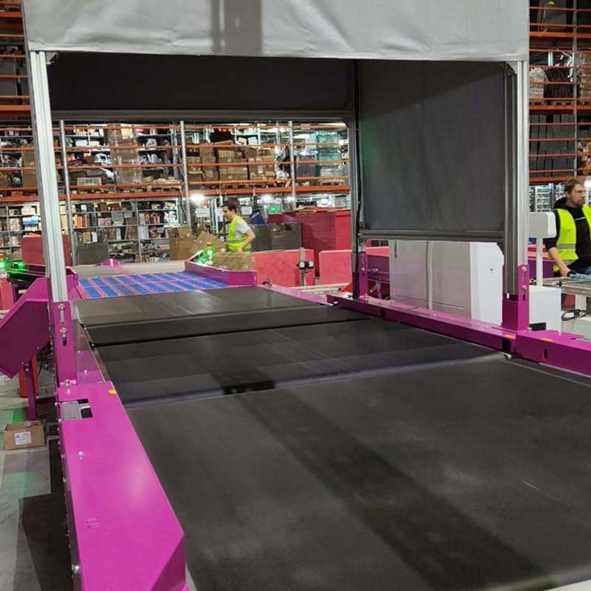 Truelisort Máquina clasificadora de correa cruzada de bucle automatizado para trabajos pesados